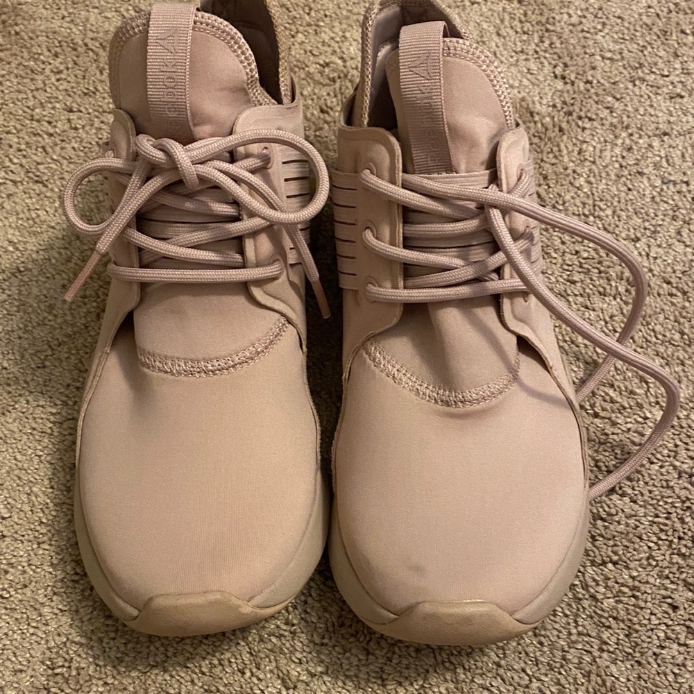 Women's Rose Pink Reebok Sneakers